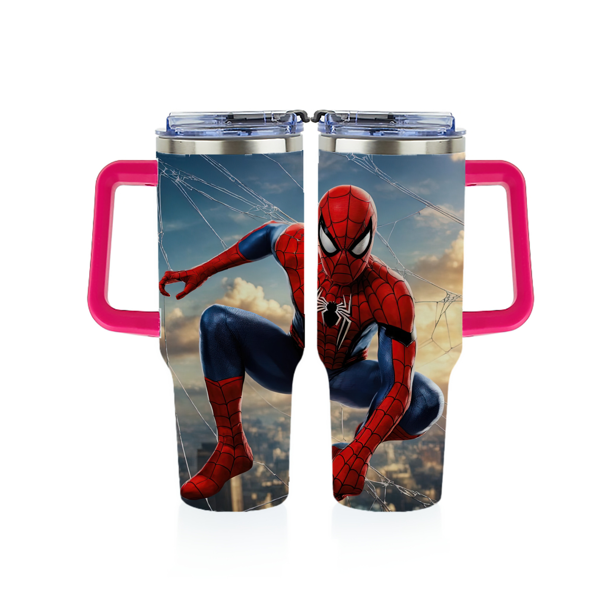 （画像用） Spider Man スパイダーマン 1200ｍLフルプリント車用タンブラー